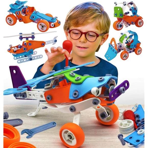 Stem Kits for Kids ages 5-7 Building Toys for Boys age 6-8 Stem Activity Kits - Picture 1 of 7